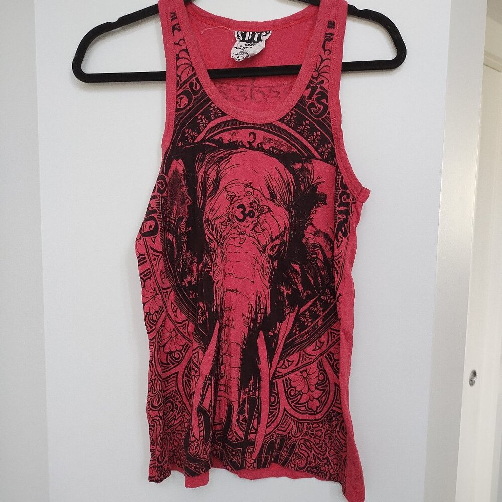 100% cotton boho tank top